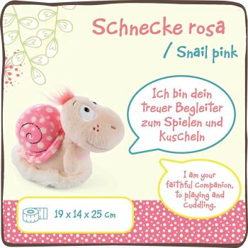 Preview: NICI 47945 - Schnecke rosa - 25 cm